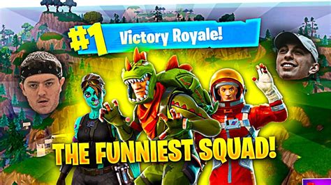 The Funniest Squad Ever Is Back Fortnite Battle Royale Funny Moments