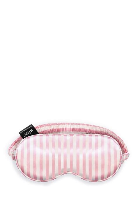 slip for beauty sleep silk sleep mask pink stripe nordstrom rack slip for beauty sleep