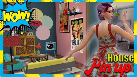 Pin Up House 🏠 Sims 4 Speed Build Pinupsims4 Youtube