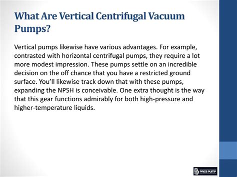 Ppt 3 Major Differences Between Horizontal And Vertical Centrifugal