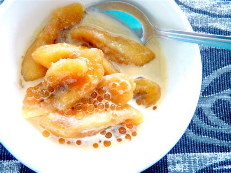 Minatamis Na Saging Plantain Bananas In Caramel Syrup Pinoy Recipes