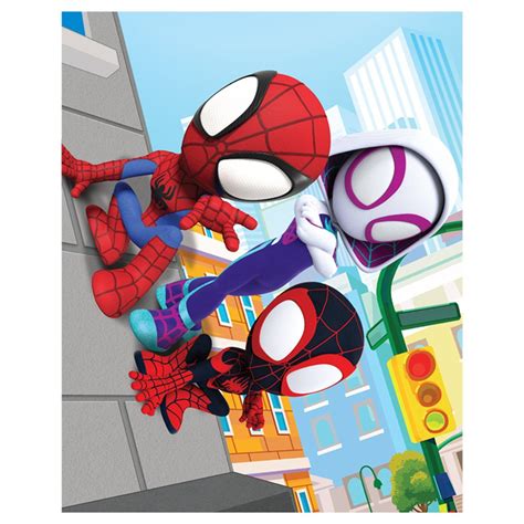 Spidey And His Amazing Friends Wall Mural Officially Licensed Marve Spiderman Birthday Rd