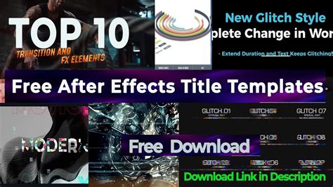 And the best thing is, everything is free. 10 Best Free After Effects Title Templates - After Effects ...