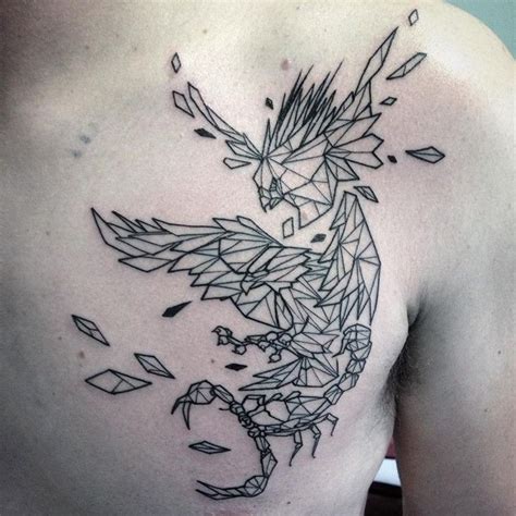 Image Result For Geometric Phoenix Tattoo Phoenix Tattoo