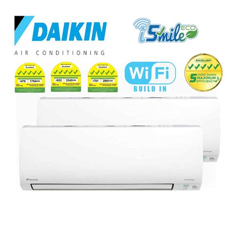 Daikin Ismile ECO Series 5 Ticks Multi Split System 2 Inverter For Sale