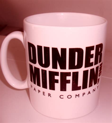 The Office Dunder Mifflin Mug By Kookiebazaar On Etsy Dunder Mifflin Mifflin Mugs