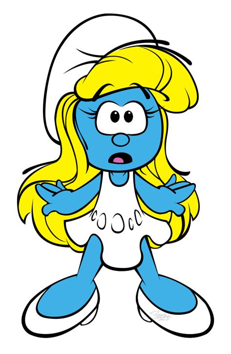 Image Surprised Smurfette Doodlepng Smurfs Fanon Wiki Fandom