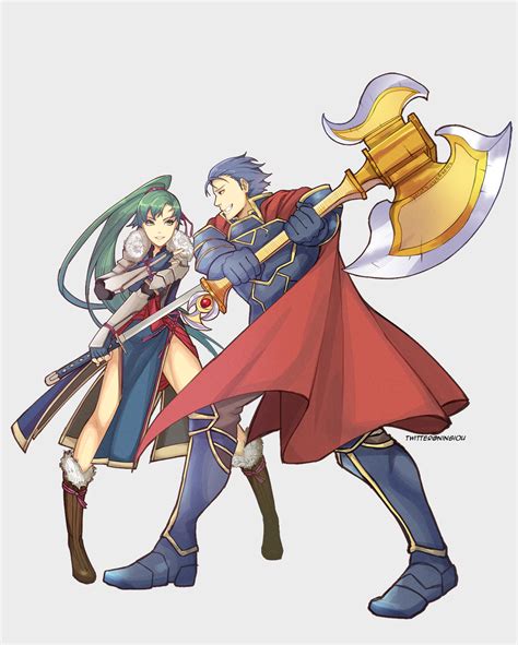 Kyouryn Commission Featuring Lyn And Hector Twitter Fire Emblem