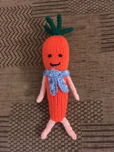 Kevin The Carrot Knitting Pattern By Samsaranda