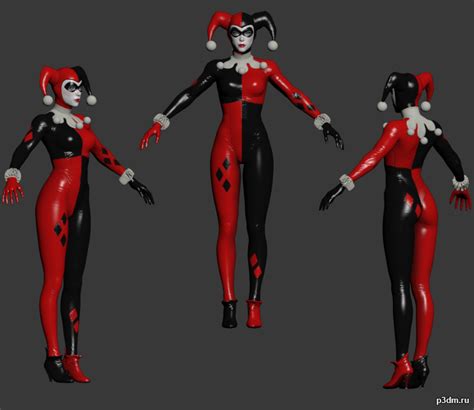 Harley Quinn Classic 3D Model 3DHunt Co