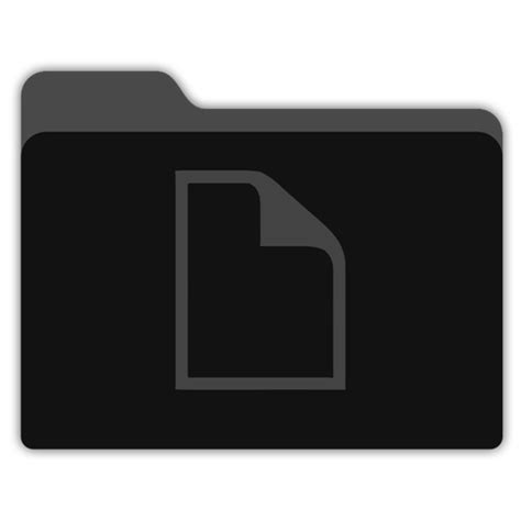 Documents Black Folder Icon 1024x1024px Ico Png Icns Free