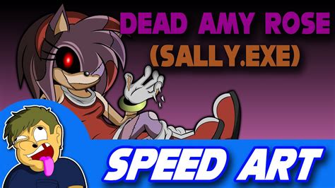 Speed Art Dead Amy Rose From Sallyexe Youtube