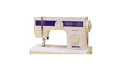 white heavy duty sewing machine model 1866