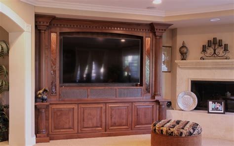 Electronic components put off a lot of heat and that heat has to go somewhere. Custom Home Theater and TV Cabinets | Doopoco Enterprises