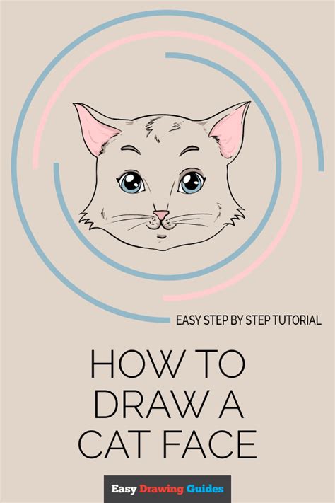 How To Draw A Cat Face Really Easy Drawing Tutorial