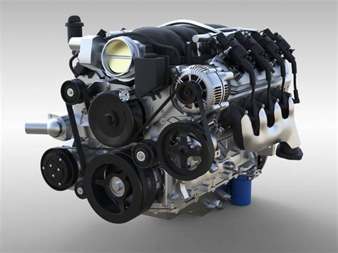Gm Ls3 Engine 3d Turbosquid 1375207