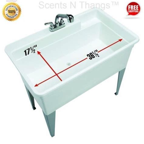 We have only small dogs (schnauzers) so easier to pick up into a sink than bend down to in a shower. Utility-Sink-Large-Pet-Bath-Spa-40-034-Basin-Dog-Wash-Tub ...