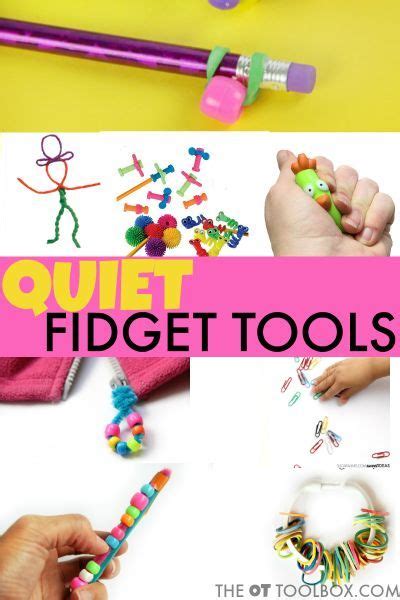 Quiet Fidget Toys For School The Ot Toolbox Diy Fidget Toys