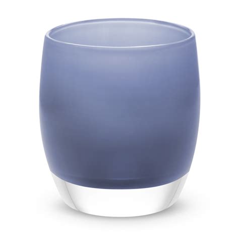 True Blue Glassybaby Glass Votive Candle Holders Glass Votive