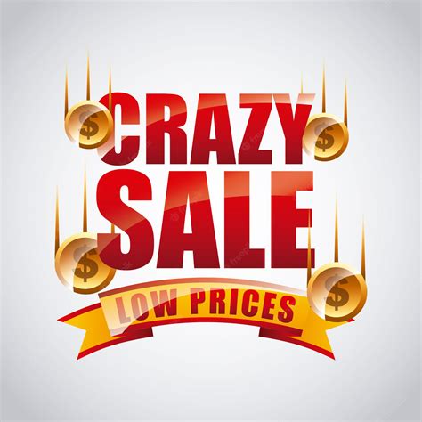 Premium Vector Crazy Sale