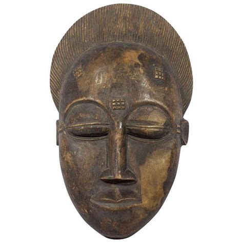 Vintage Wooden African Mask African Masks Mask Sculpture