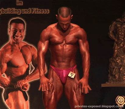 Gifs Privates Exposed Posing Bulge Bodybuilders Visible