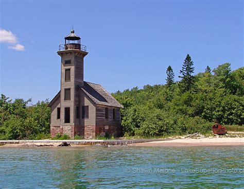 Lighthouses In The Upper Peninsula Of Michigan