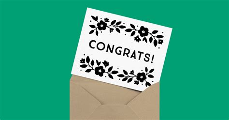 Floral Congrats By Hello Paper Co Postable