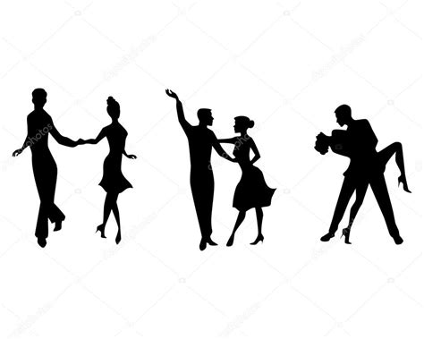 Three Couples Dancing — Stock Vector © Ashva 71819307