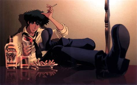 Spike Cute Drinking Boy Smoking Anime Hd Wallpaper Peakpx