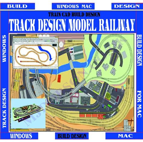 TRAIN MODEL RAILWAY Layouts Track Plans Build Design CAD Hornby OO