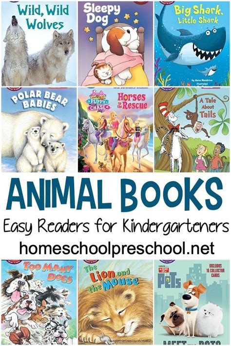 Awesome Easy Reader Animal Books For Kindergarten Kindergarten Books