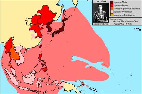 Map Of Japanese Empire Map Of The Day The Rise And Fall Of The My XXX