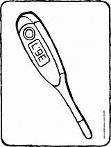 Thermometer Drawing Colouring Kiddicolour Drawings Paintingvalley sketch template
