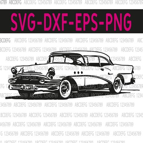 Retro Car Vintage Car Svg Classic Car Svg Dxf Etsy