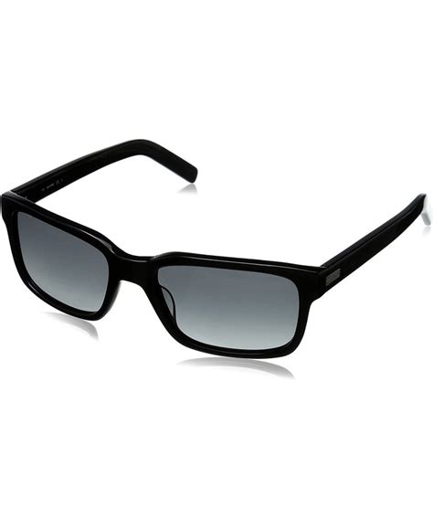 retro oversize rectangular pilots metal rim luxury fashion sunglasses black blue cm187lc25e5