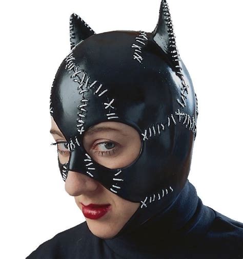 Official Catwoman Costume Mask Batman Returns Michelle Pfeiffer