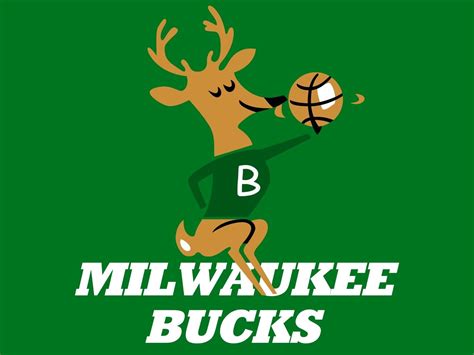 A virtual museum of sports logos, uniforms and historical items. images of the buCKS BASKETBALL logos | Milwaukee Bucks ...