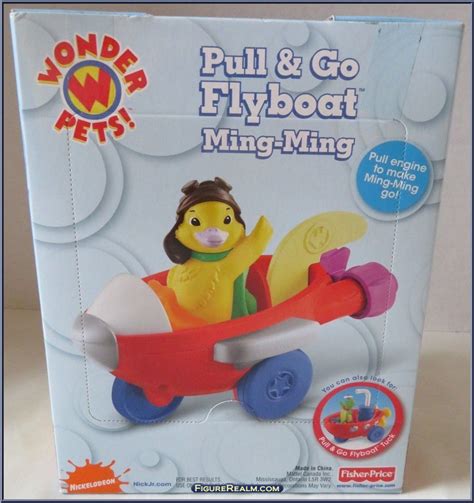 Ming Ming Flyboat Wonder Pets Pull Backs Fisher Price Action Figure
