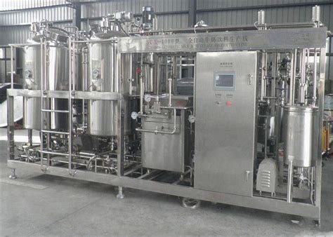 Uht Milk Production Line 1000l From A To Z Fully Automatic Type Iso