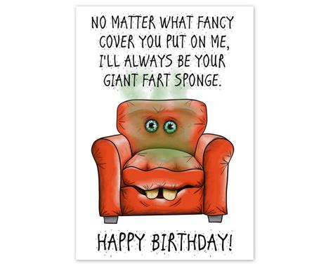 Funny Birthday Card Rude Adult Humour For Men Women Male Etsy