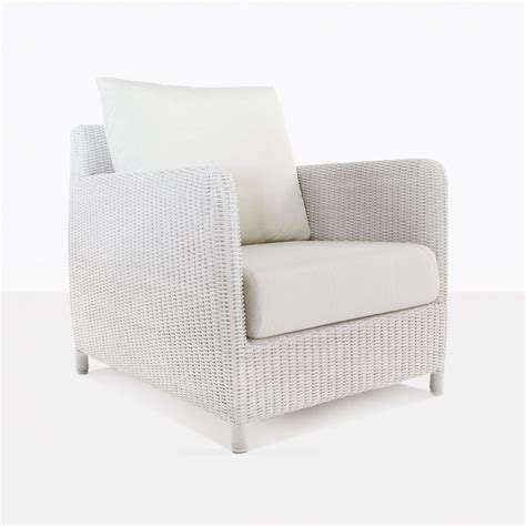 Check price on amazon check price on wayfair. Valhalla White Outdoor Wicker Club Chair | Lounges ...