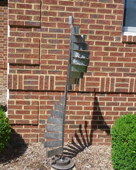 Buy A Custom Made Outdoor Abstract Metal Windmill Rotating Scultpure