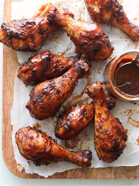 Grilled Bbq Chicken Drumsticks Mytaemin