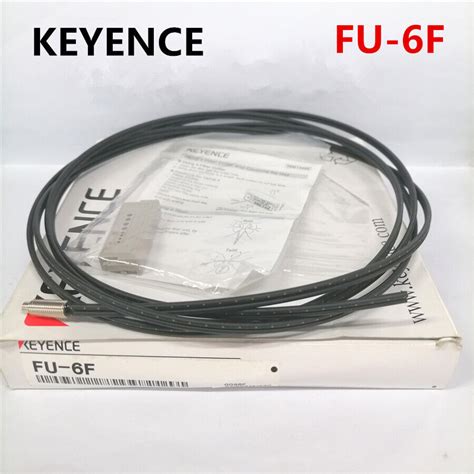 Keyence Fu 6f M6 Through Beam Fiber Optic Sensor Ebay