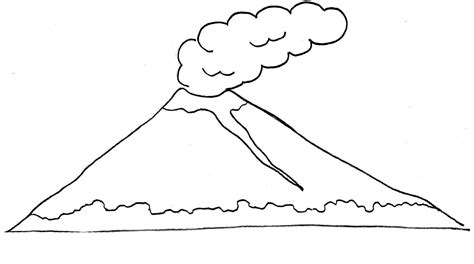 √15+ Mewarnai Gambar Pemandangan Gunung Anak TK, Paud dan SD