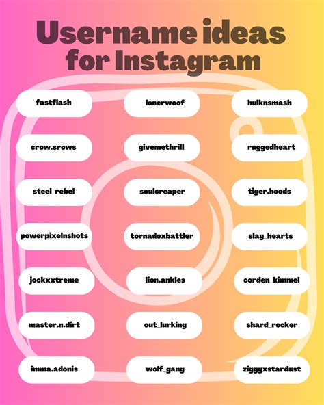 Awesome Instagram Usernames