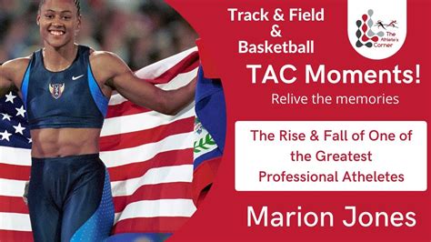 Marion Jones The Rise And Fall Of One Of The Greatest Professional Athlete Youtube