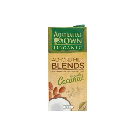 Australias Own Almond Milk Blends Organic Coconut 1ltr Choithrams Uae
