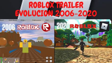 Roblox Trailer Evolution 2006 2020 Youtube